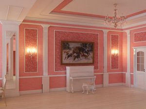 Интерьер клуба, ресторана, банкетного зала